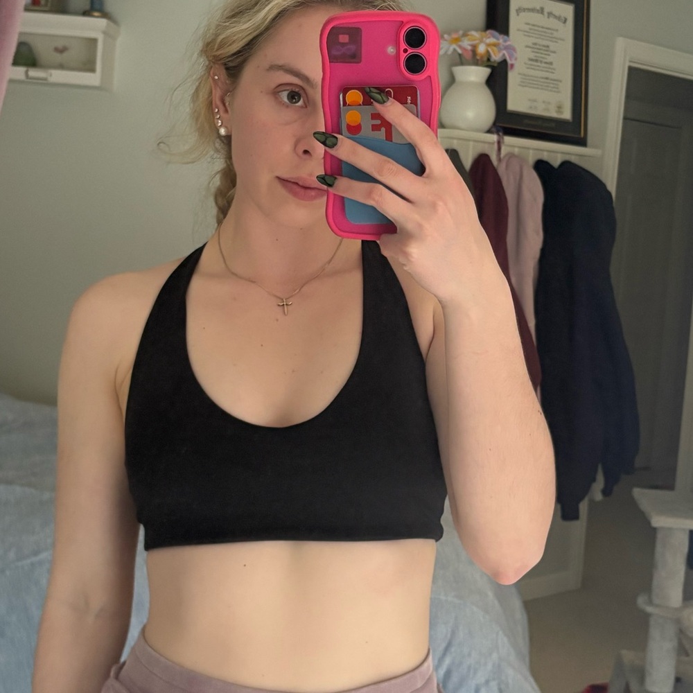 Black Women's Sports Bra